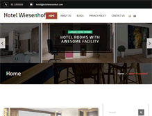 Tablet Screenshot of hotelwiesenhof.com